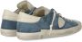 Philippe Model Blauw Room Laag Suède Sneaker Blue Heren - Thumbnail 4