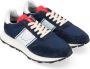 Philippe Model Blauw Wit Lage Top Sneakers Blue Heren - Thumbnail 4