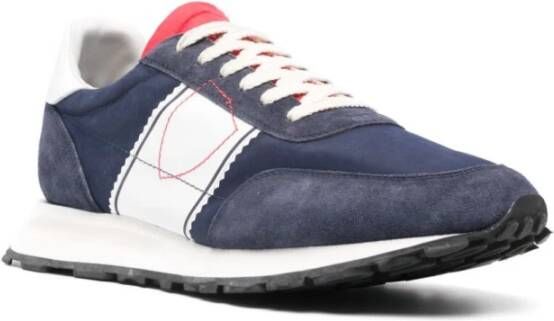 Philippe Model Blauw Wit Tour Low Sneakers Blue Heren