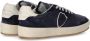 Philippe Model Blauwe Leren Sneakers met Zilveren Logo Blue Heren - Thumbnail 34