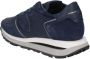 Philippe Model Blauwe Sneakers met Suède en Mesh Blue Heren - Thumbnail 5