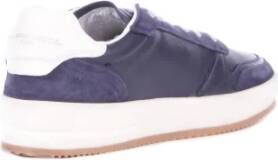 Philippe Model Blauwe Sneakers voor Mannen Blue Heren