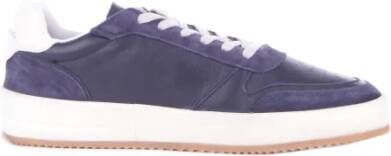 Philippe Model Blauwe Sneakers voor Mannen Blue Heren