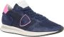 Philippe Model Blauwe Sneakers voor Vrouwen Aw24 Blue Dames - Thumbnail 2