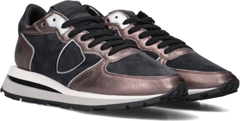 Philippe Model Bronze Low Top Sneakers Tropez Haute Multicolor Dames