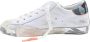 Philippe Model Camou Lage Sneakers in Wit en Blauw White Heren - Thumbnail 2