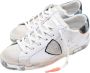 Philippe Model Camou Lage Sneakers in Wit en Blauw White Heren - Thumbnail 3