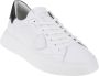 Philippe Model Chunky Leren Sneakers Zwart Wit White Heren - Thumbnail 2