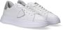 Philippe Model Eenvoudige Temple Sneakers met Vetersluiting White Heren - Thumbnail 13