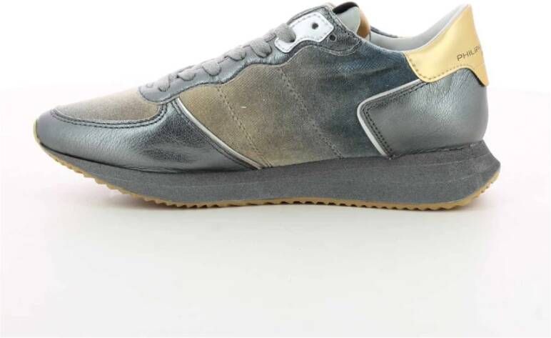 Philippe Model Glamour Goud Trpx W Sneakers Grijs Dames