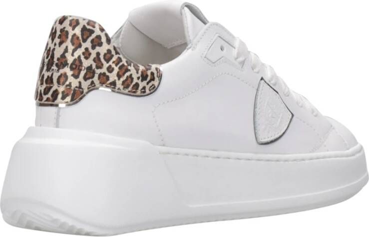 Philippe Model Dierenprint Lage Top Sneakers White Dames