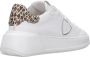 Philippe Model Dierenprint Lage Top Sneakers White Dames - Thumbnail 17