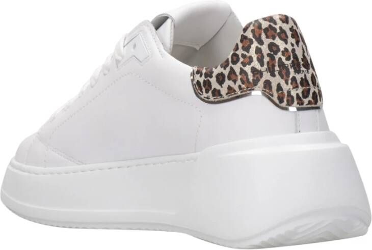 Philippe Model Dierenprint Lage Top Sneakers White Dames