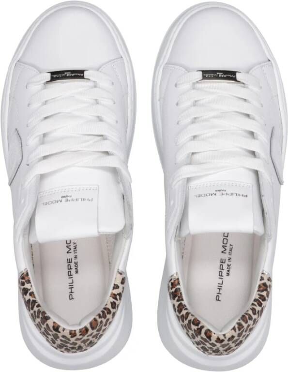 Philippe Model Dierenprint Lage Top Sneakers White Dames