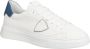 Philippe Model Eenvoudige Temple Sneakers met Vetersluiting White Heren - Thumbnail 7