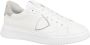 Philippe Model Eenvoudige Temple Sneakers met Vetersluiting White Heren - Thumbnail 9