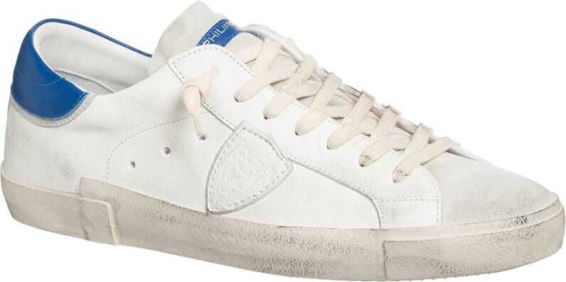 Philippe Model Effen Veterschoenen White Heren