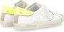 Philippe Model Fluorescerende gele leren sneaker Paris X White Heren - Thumbnail 3