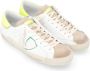 Philippe Model Fluorescerende gele leren sneaker Paris X White Heren - Thumbnail 4