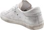 Philippe Model Gelamineerd Leren Sneakers Zilver Wit Gray Dames - Thumbnail 9