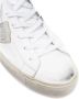 Philippe Model Glitter Finish Low-Top Sneakers White Dames - Thumbnail 4