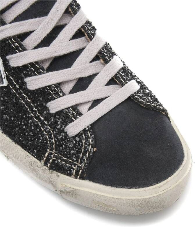 Philippe Model Glitter High Top Sneaker Prsx High Blue Dames