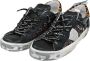 Philippe Model Glitter Leo Lage Top Sneakers Black Heren - Thumbnail 3