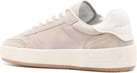 Philippe Model Grijze Lage Sneakers voor Mannen Gray Heren