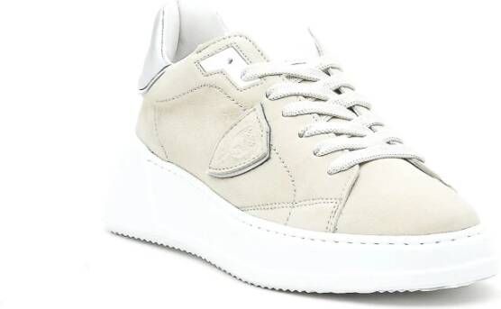 Philippe Model Grijze Nabuk Sneakers Gray Heren