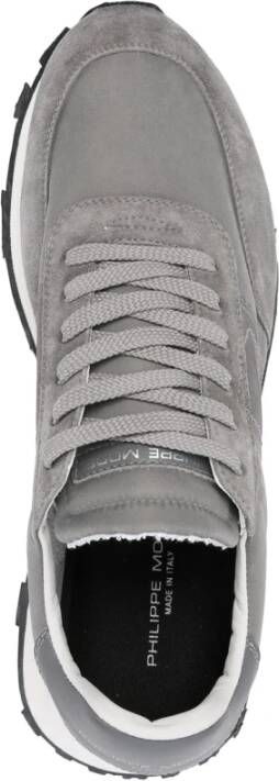 Philippe Model Grijze Sportieve Chic Sneakers Gray Heren