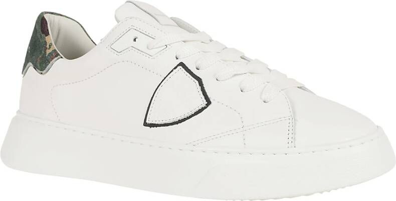 Philippe Model Groene Sneakers Aw24 White Heren