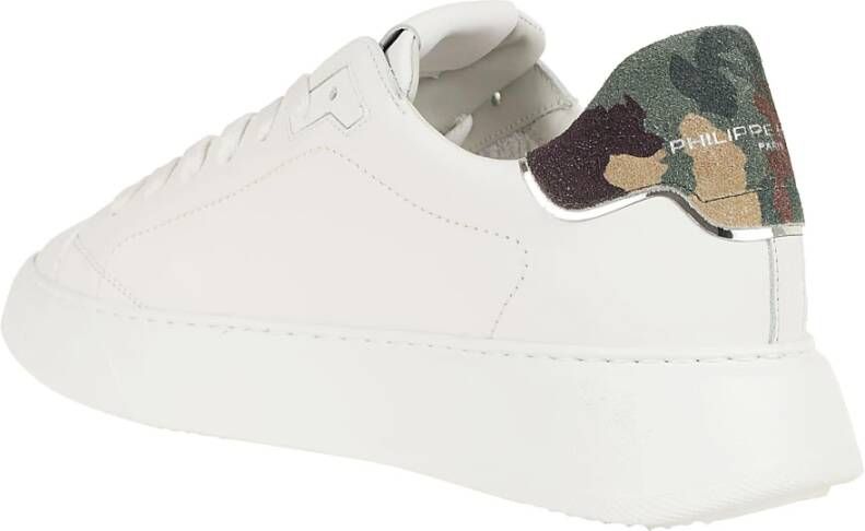 Philippe Model Groene Sneakers Aw24 White Heren