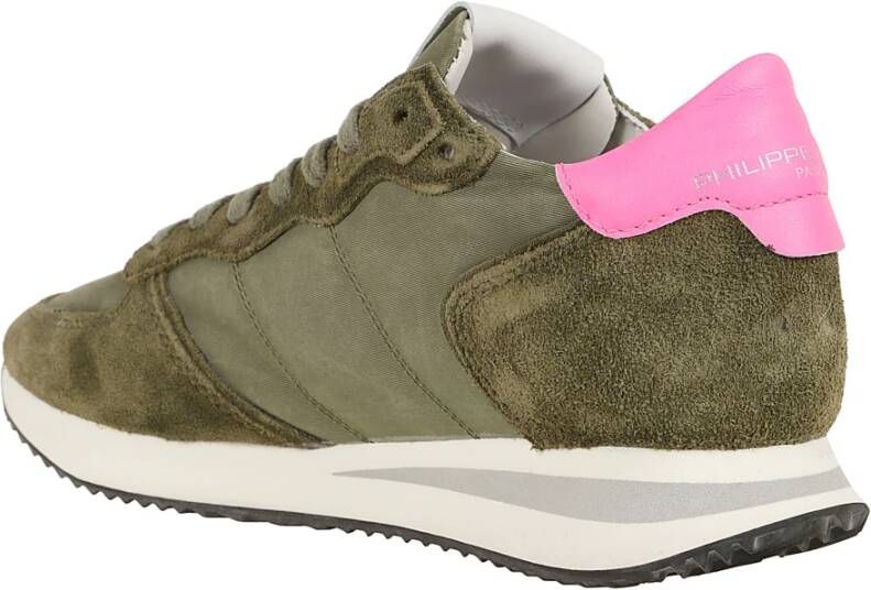 Philippe Model Groene Sneakers voor Vrouwen Aw24 Green Dames