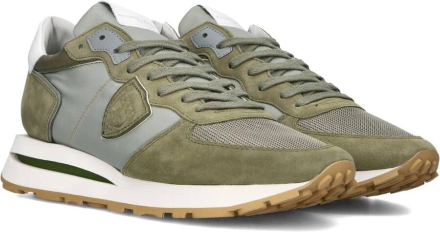 Philippe Model Groene Tropez Haute Low Sneakers Green Heren