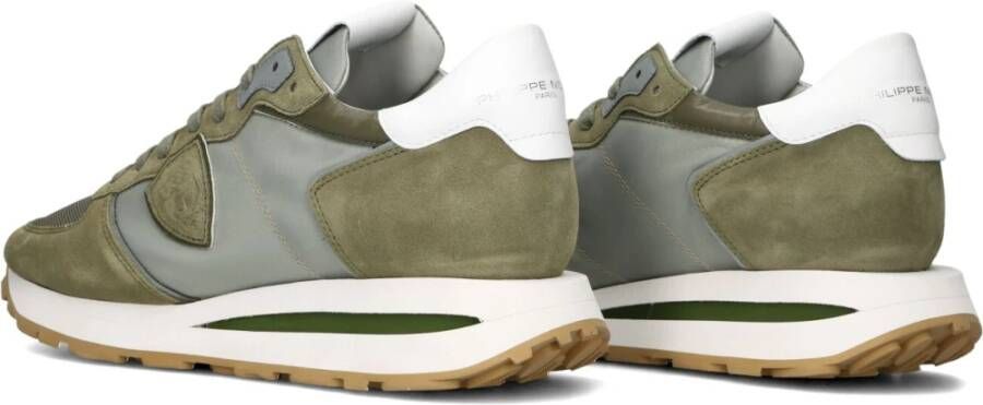 Philippe Model Groene Tropez Haute Low Sneakers Green Heren