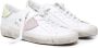 Philippe Model Prsx Witte Sneakers met Verouderd en Slangeneffect White Dames - Thumbnail 3