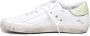 Philippe Model Prsx Witte Sneakers met Verouderd en Slangeneffect White Dames - Thumbnail 8