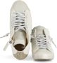 Philippe Model Hoge leren en nepbont sneakers Beige Dames - Thumbnail 5