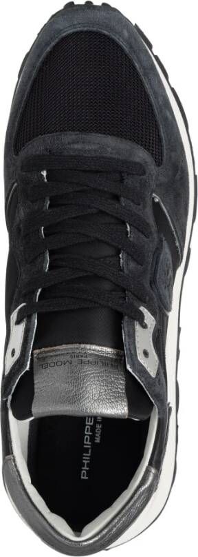 Philippe Model Hoge Top Sneakers Effen Patroon Black Dames