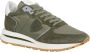 Philippe Model Lage Top Sneakers Leer Textiel Rubberen Zool Green Heren - Thumbnail 6