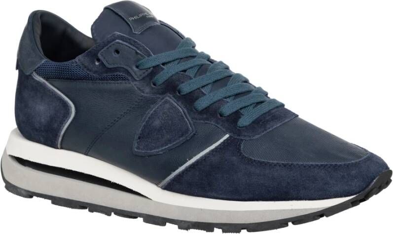 Philippe Model Hoge Top Veterschoenen Blue Heren