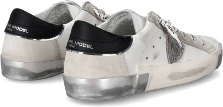 Philippe Model Italiaans Ambachtelijk Leren Sneakers White Dames