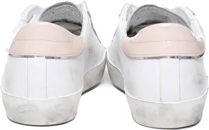 Philippe Model Sneakers met versleten effect en logo White Dames