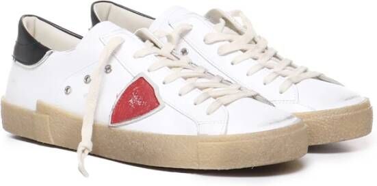 Philippe Model Katoen Elastan Sneakers White Heren