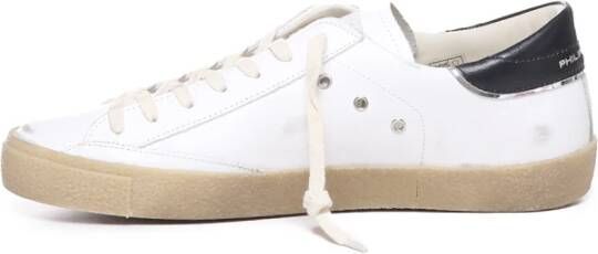 Philippe Model Katoen Elastan Sneakers White Heren