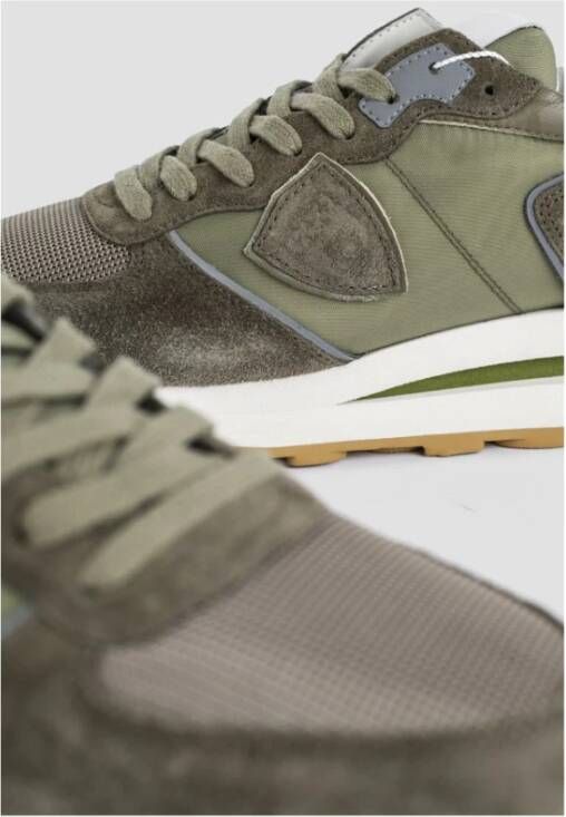 Philippe Model Khaki Green Tropez Sneakers Green Dames