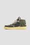 Philippe Model Khaki leren mid-top sneakers Green Heren - Thumbnail 4