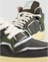 Philippe Model Khaki leren mid-top sneakers Green Heren - Thumbnail 5