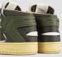 Philippe Model Khaki leren mid-top sneakers Green Heren - Thumbnail 6