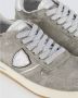 Philippe Model Lage Dames Sneakers Stijlvol Comfortabel Gray Dames - Thumbnail 6